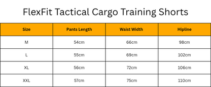 FlexFit Tactical Cargo Training Shorts