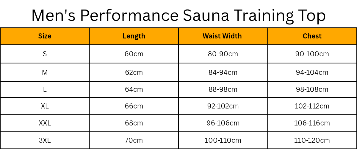 Men's Performance Sauna Training Suit